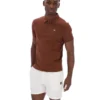 Polo Ettore con zip color Cappuccino