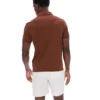 Polo Ettore con zip color Cappuccino