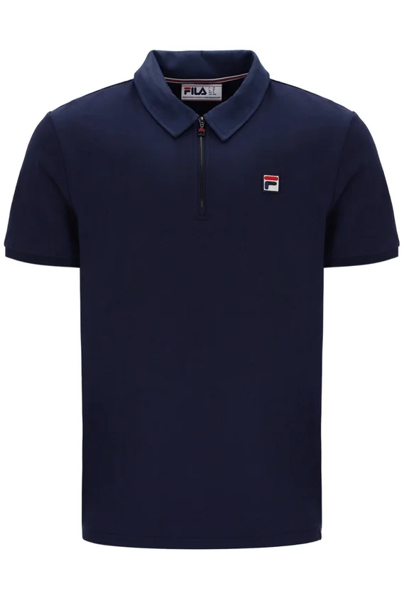 Polo Ettore con zip Fila Navy