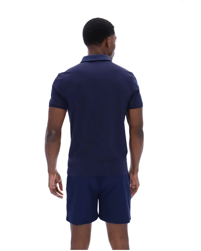 Polo Ettore con zip Fila Navy