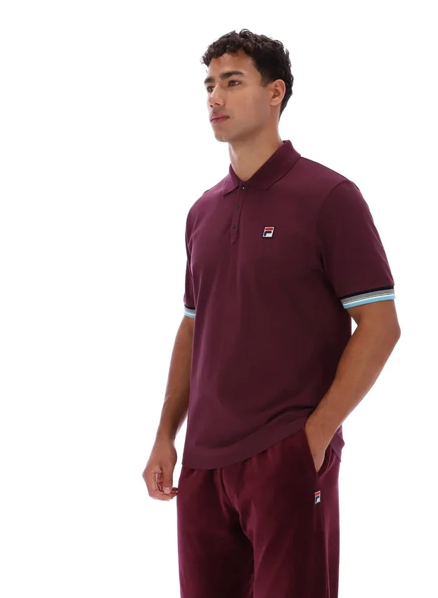 Polo Fig Zev con dettaglio sui polsini