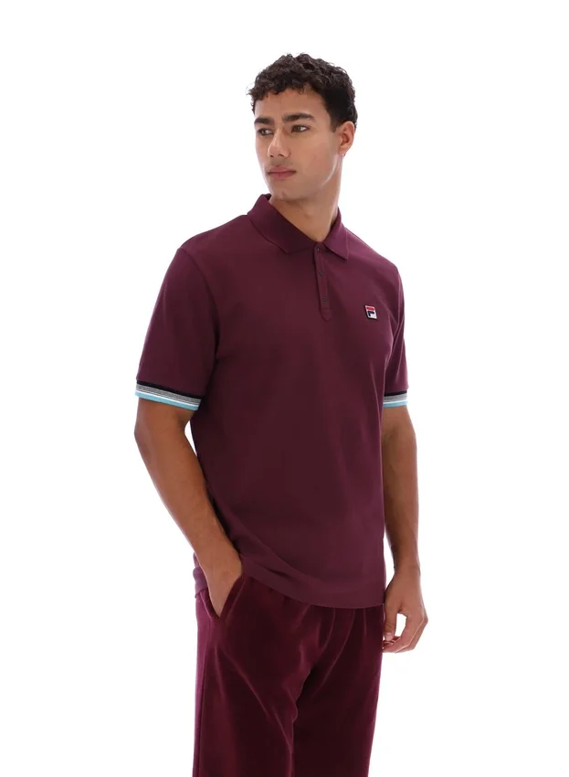 Polo Fig Zev con dettaglio sui polsini
