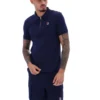 Polo Fila Benjamin Micro Waffle blu navy