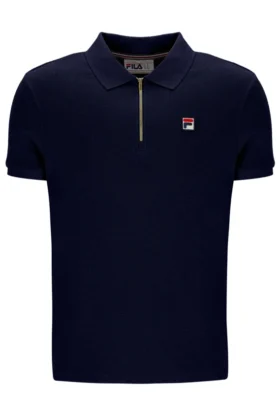 Polo Fila Benjamin Micro Waffle blu navy