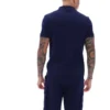 Polo Fila Benjamin Micro Waffle blu navy