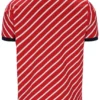 Polo Fila Jaye a righe diagonali rossa
