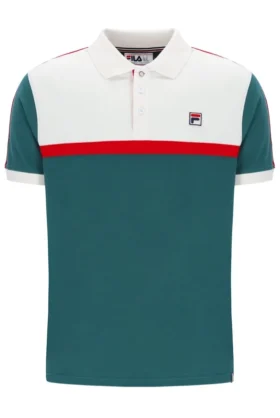 Polo Fila Mattia con inserti a contrasto