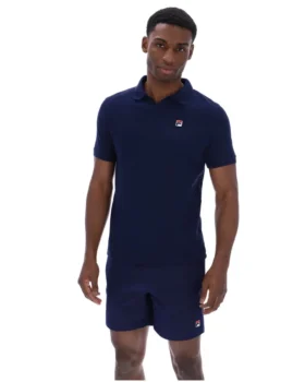 Polo Fila Tristiano Navy con texture