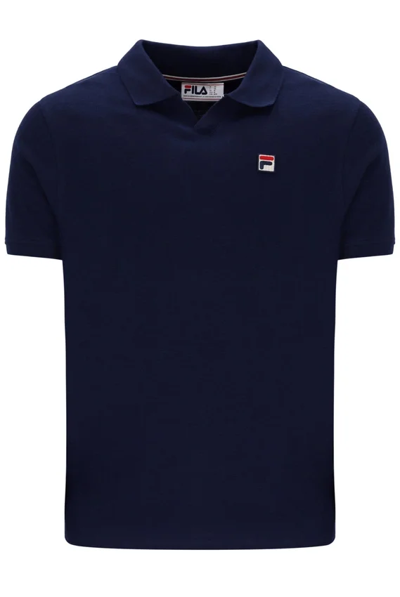 Polo Fila Tristiano Navy con texture