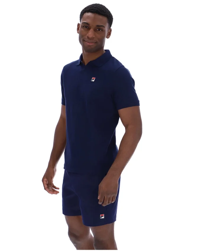 Polo Fila Tristiano Navy con texture