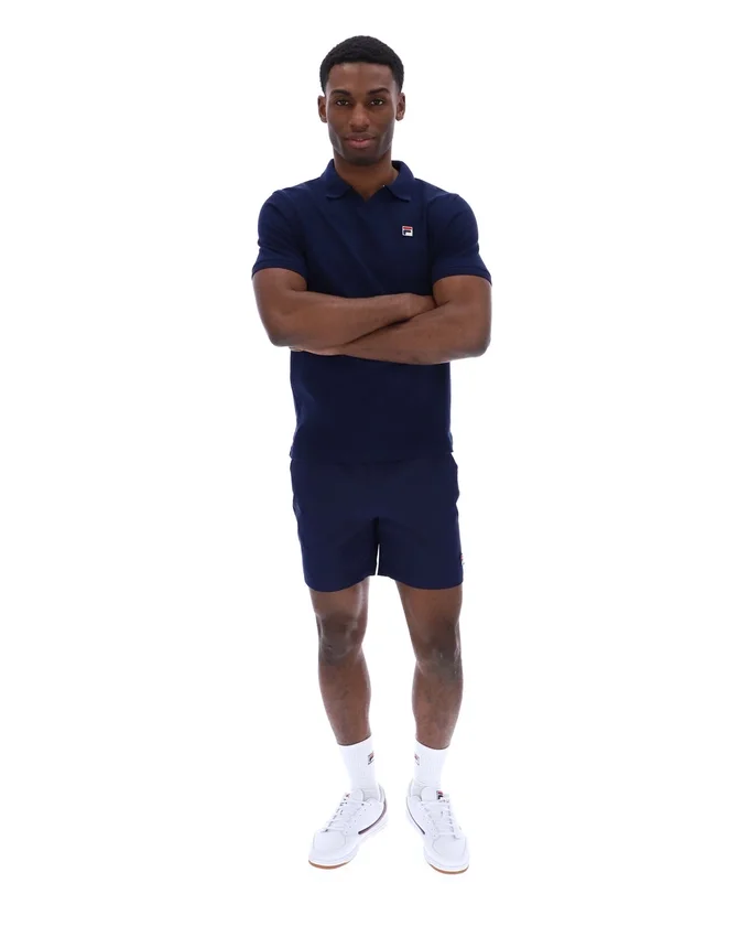 Polo Fila Tristiano Navy con texture