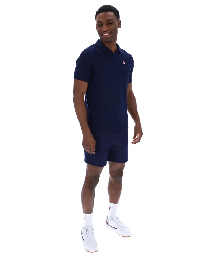 Polo Fila Tristiano Navy con texture