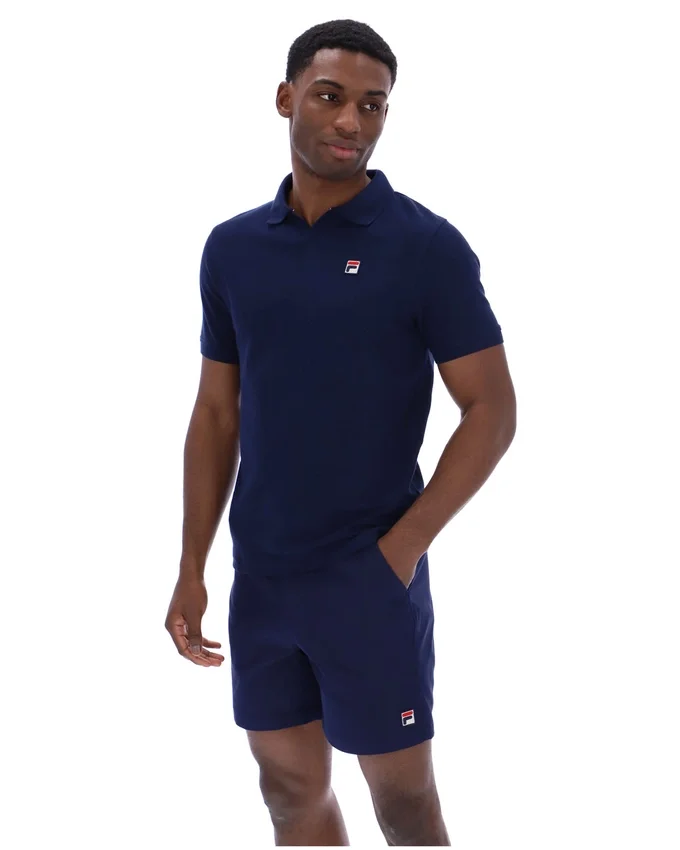 Polo Fila Tristiano Navy con texture