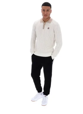 Polo in maglia a righe Gardenia Kobe