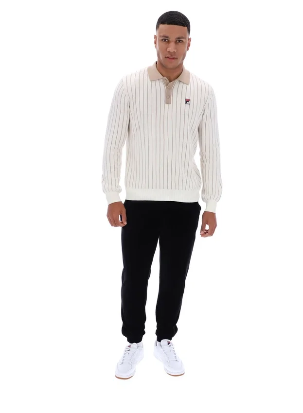 Polo in maglia a righe Gardenia Kobe