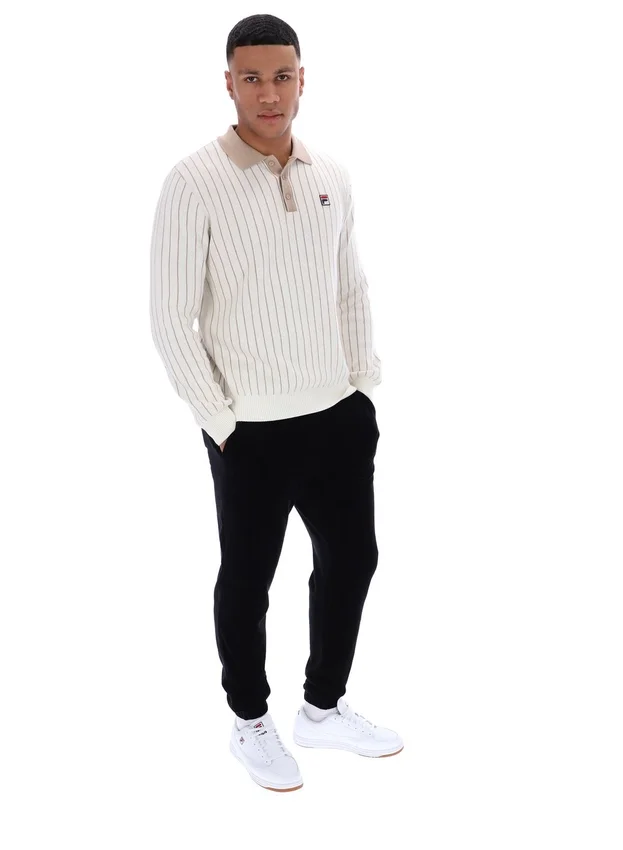 Polo in maglia a righe Gardenia Kobe