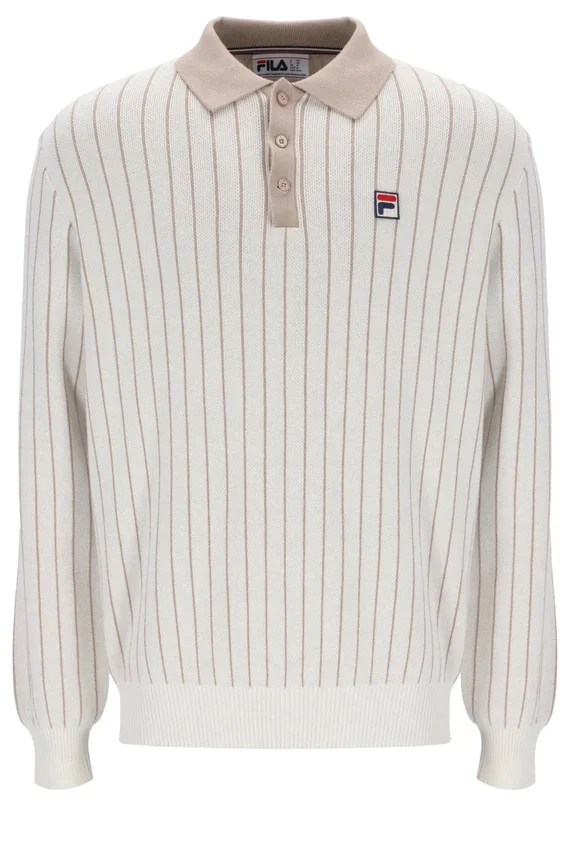 Polo in maglia a righe Gardenia Kobe