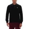 Polo in maglia a righe Kobe nera