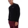 Polo in maglia a righe Kobe nera