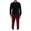 Polo in maglia a righe Kobe nera