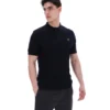 Polo in maglia Barns nera
