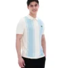 Polo in maglia stile Buddy Bowling blu sterling