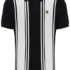 Polo in maglia stile Buddy Bowling nera