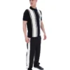 Polo in maglia stile Buddy Bowling nera