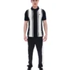 Polo in maglia stile Buddy Bowling nera