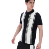 Polo in maglia stile Buddy Bowling nera