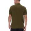 Polo in maglia testurizzata Sander verde oliva scuro