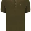 Polo in maglia testurizzata Sander verde oliva scuro