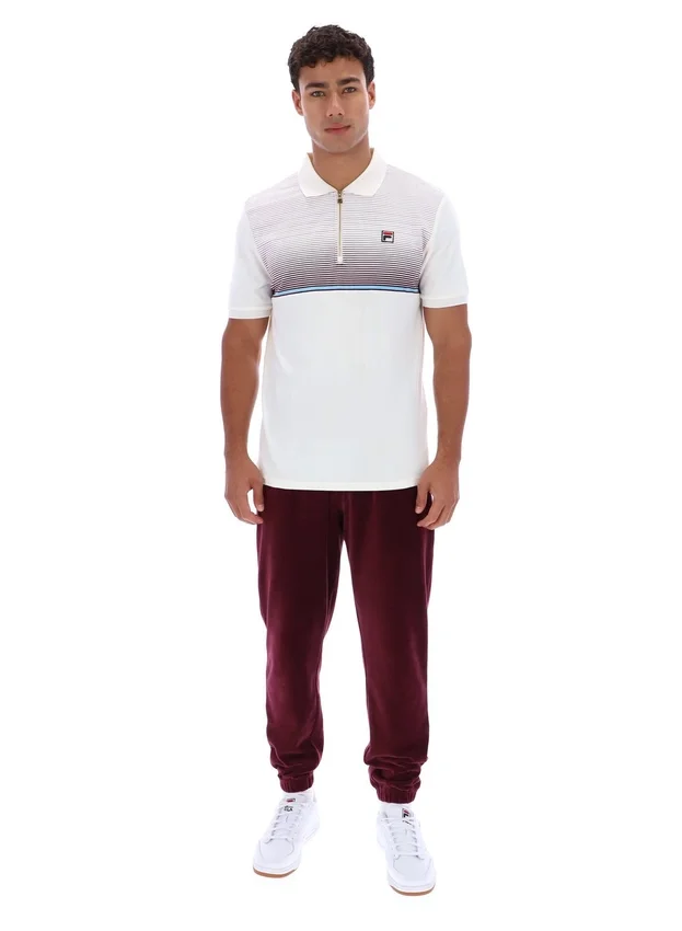Polo in velluto con zip Gardenia Paco