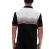 Polo in velluto Paco nera con zip