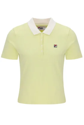 Polo Juno Fitted Iconic giallo cera