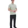 Polo lavorata a maglia Barns color schiuma di mare