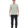 Polo lavorata a maglia Barns color schiuma di mare