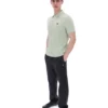 Polo lavorata a maglia Barns color schiuma di mare
