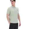 Polo lavorata a maglia Barns color schiuma di mare