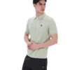 Polo lavorata a maglia Barns color schiuma di mare