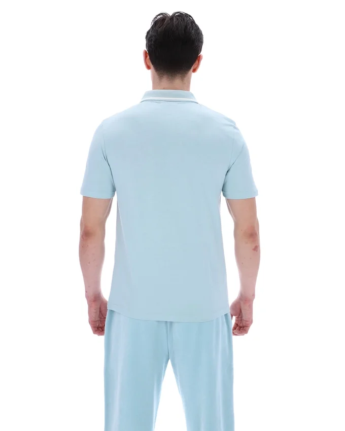 Polo Lemar Premium Essential blu sterling