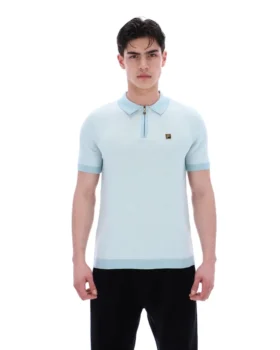 Polo Marty Zip blu sterling