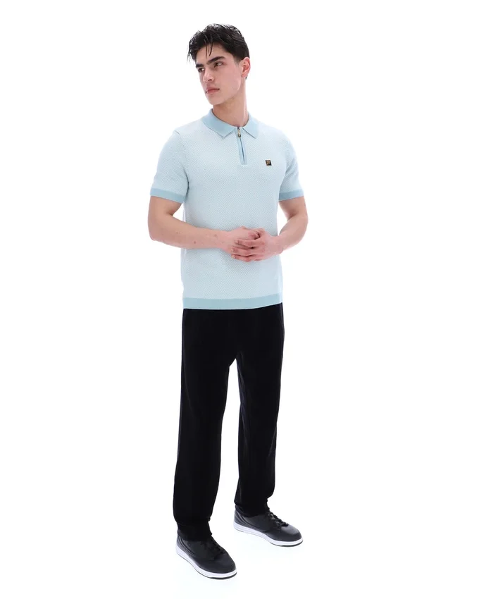 Polo Marty Zip blu sterling
