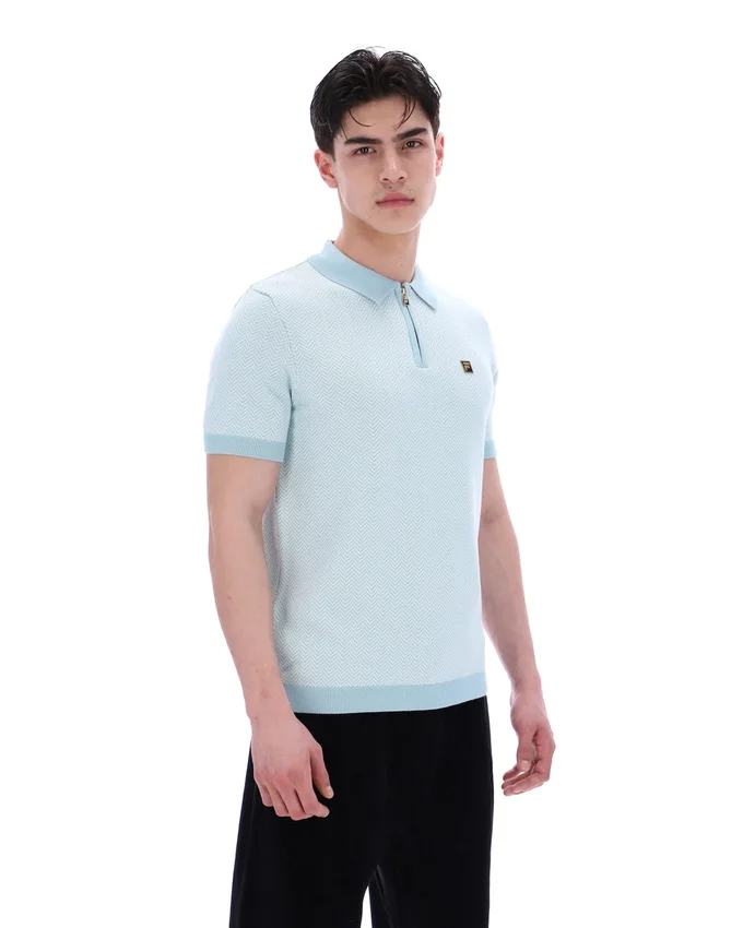 Polo Marty Zip blu sterling