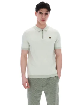 Polo Marty Zip color schiuma di mare