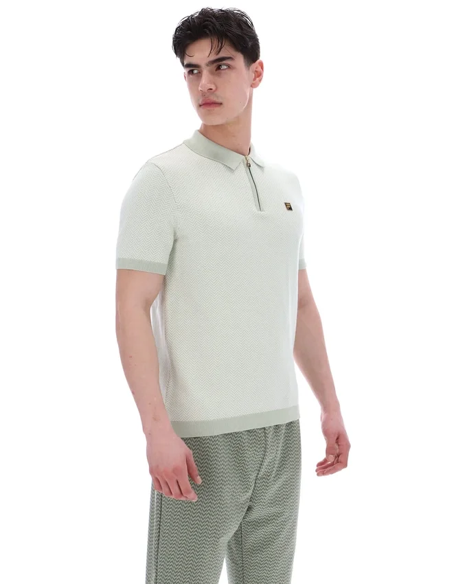 Polo Marty Zip color schiuma di mare
