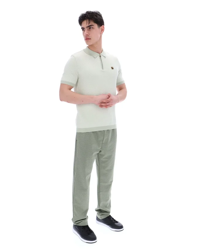 Polo Marty Zip color schiuma di mare