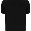 Polo nera Sander in maglia testurizzata