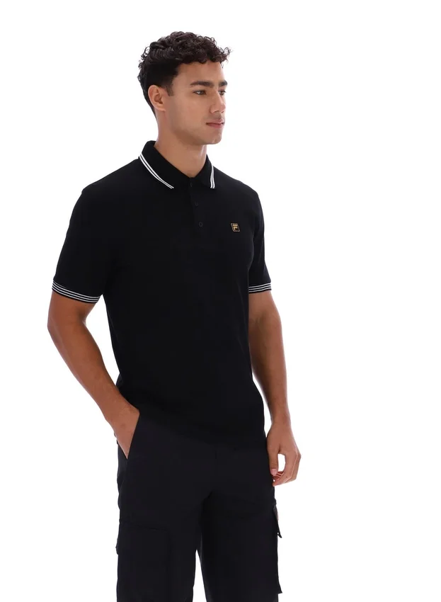 Polo Soren 2 nera con bordino