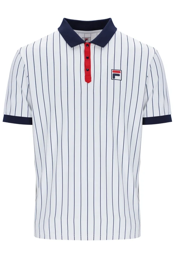 Polo Traditional Borg da uomo bianca